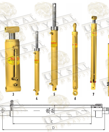 Bi-directional Hydraulic Cylinders